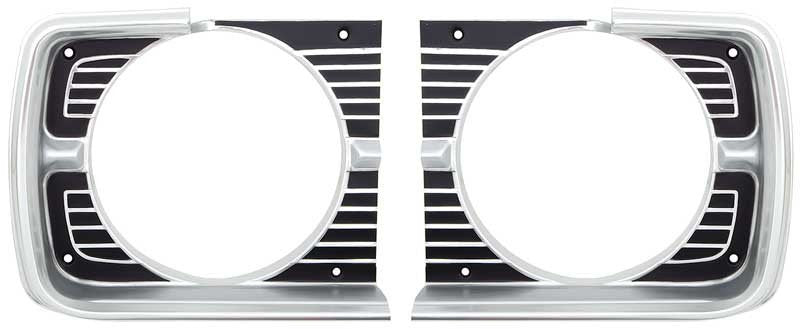 Headlight Bezel Set Pair Fits 1968 Dodge Dart