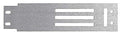 Brushed Aluminum Heater Control Panel Insert For 1967 Ford Mustang Without A/C