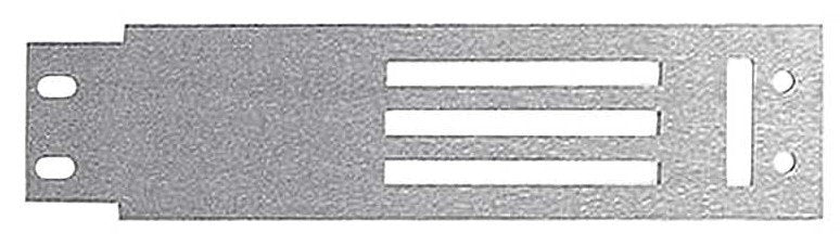 Brushed Aluminum Heater Control Panel Insert For 1967 Ford Mustang Without A/C