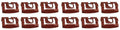 Windshield/Rear Window Reveal Molding Clip Set For 1974-1976 Dart and Duster