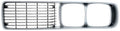 Front Grill except SE models LH Fits 1973-1974 Dodge Charger