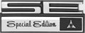 SE Special Edition Quarter Emblem Fits 1967 Coronet 1970 Charger