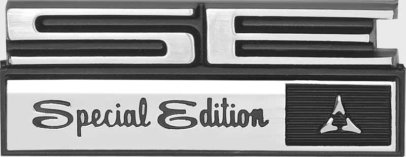 SE Special Edition Quarter Emblem Fits 1967 Coronet 1970 Charger