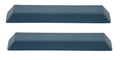Blue Urethane Arm Rest Pad Pair For 1964-1966 Ford Mustang Models