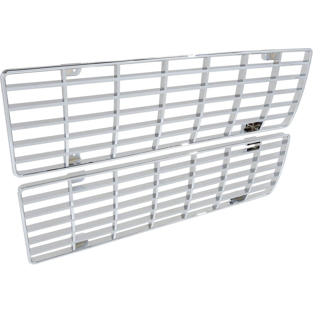 Front Grille Inserts Chrome Fits 1970 Ford F100,F250,F350 Pickup Truck